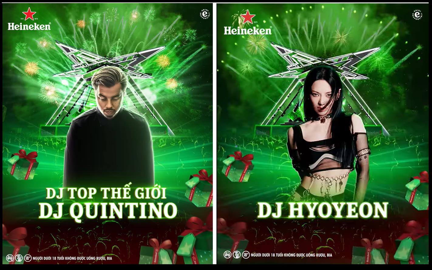 Bộ Ba Dj Quốc Tế Khuấy Động Heineken Countdown Party 2023, Diva Mỹ Linh -  Hồng Nhung Mở Kết Nối Bất Ngờ Với Nghệ Sĩ Genz
