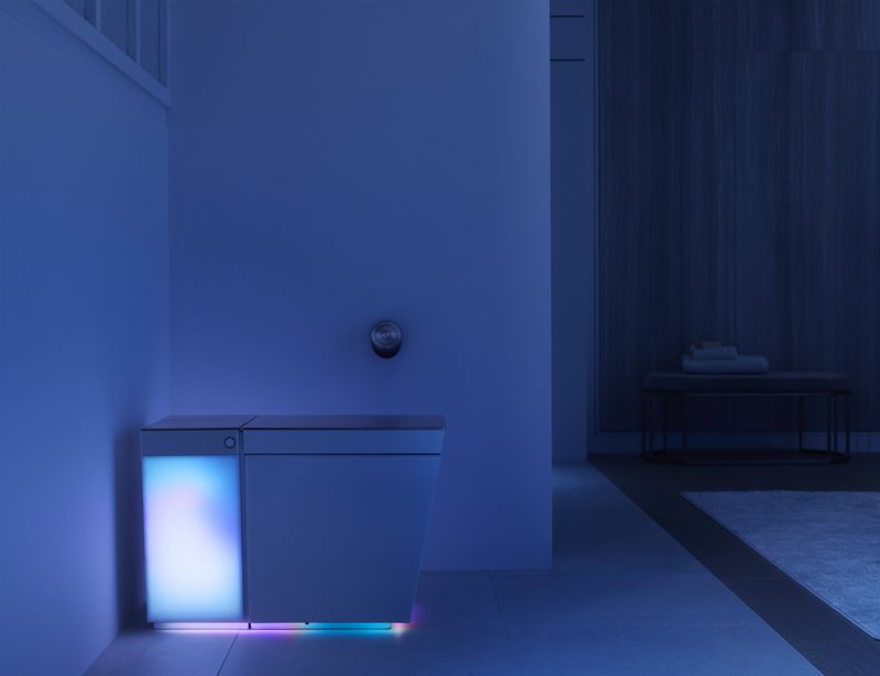 Toilet thông minh mới của Kohler: Tích hợp Alexa, đèn LED, máy sấy và nhiều tính năng lạ, giá 270 triệu - Ảnh 2.