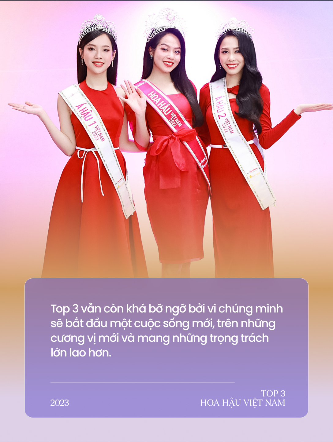 Gặp Top 3 Hoa hậu Việt Nam ngày cận Tết: Hoa hậu không chỉ cần mỗi nhan sắc; Không ai có quyền can thiệp quyết định tiến vào showbiz - Ảnh 2.