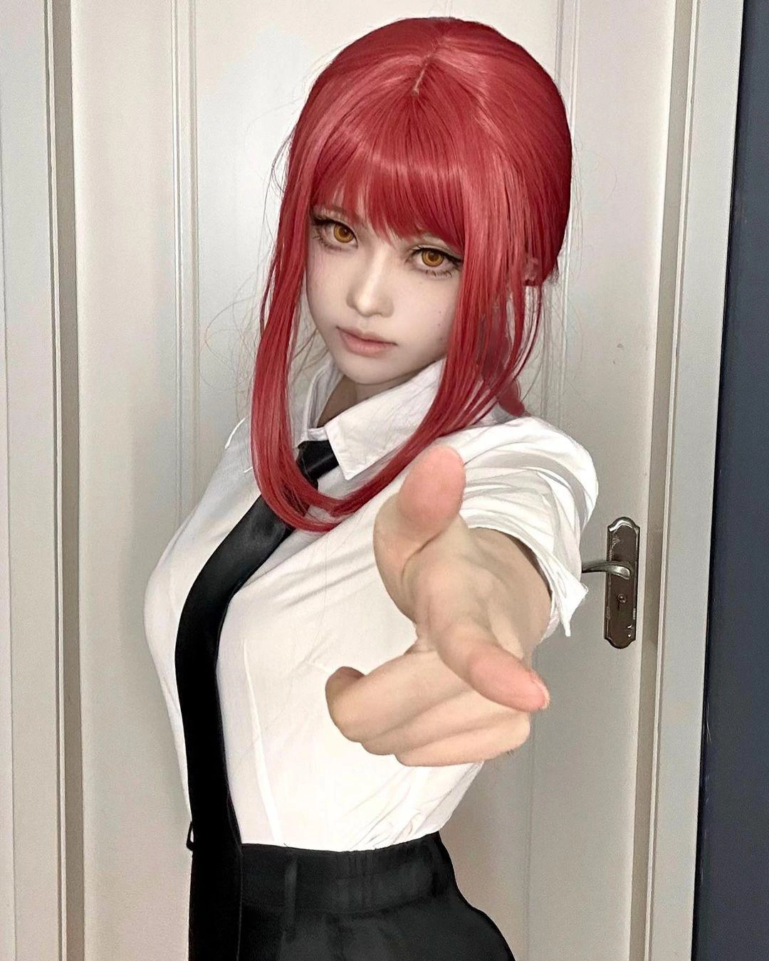 Cosplay Makima trong Chainsaw Man khiến người hâm mộ thích thú vì &quot;ăn đứt bản gốc&quot; - Ảnh 10.