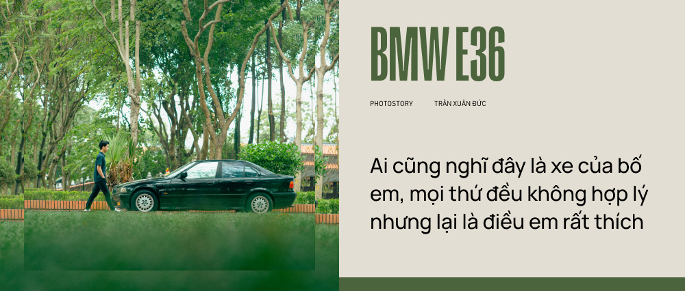 19 tuổi chơi BMW E36: ‘Bạn bè đi làm mua quần áo, em để tiền đổ xăng và sửa xe’  - Ảnh 1.