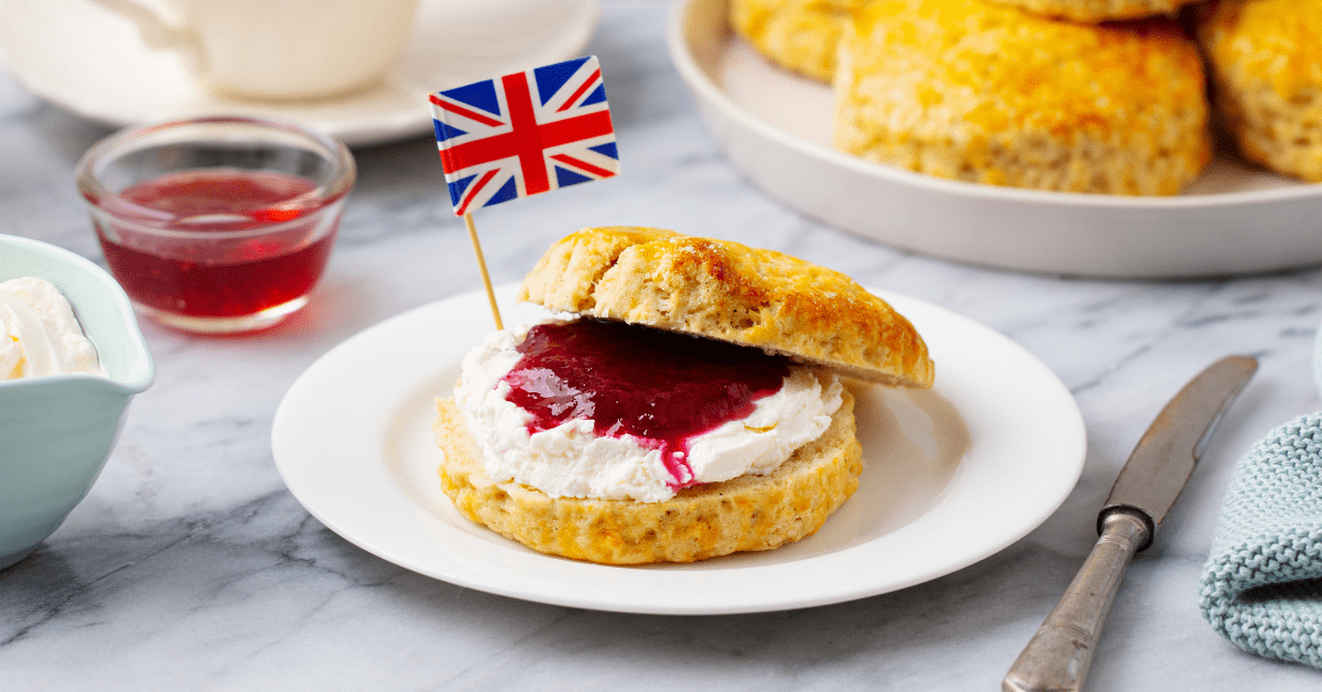 British-Scones-with-Jam-and-Clotted-Cream