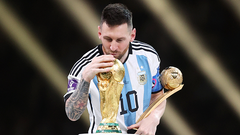Trong cùng năm, Messi cũng đã giành chức vô địch World Cup đầu tiên trong sự nghiệp - nguồn: Goal