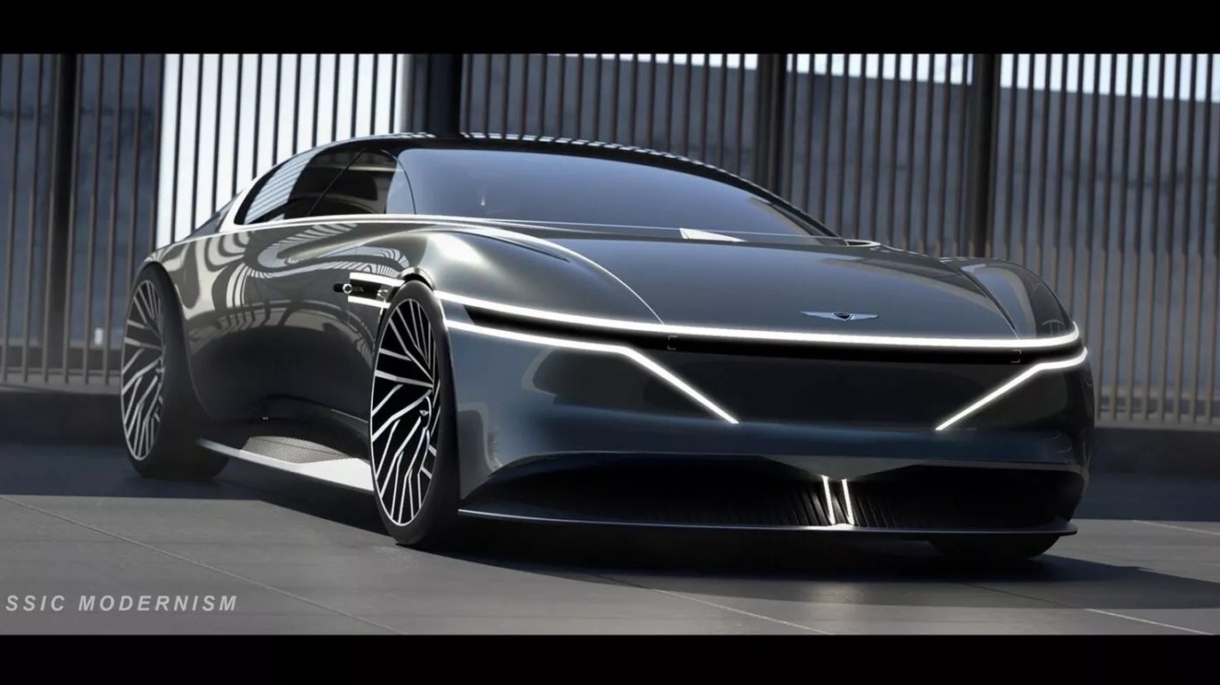 Phác họa Genesis X - Xe Hàn tham vọng đấu Mercedes-Maybach và Bentley