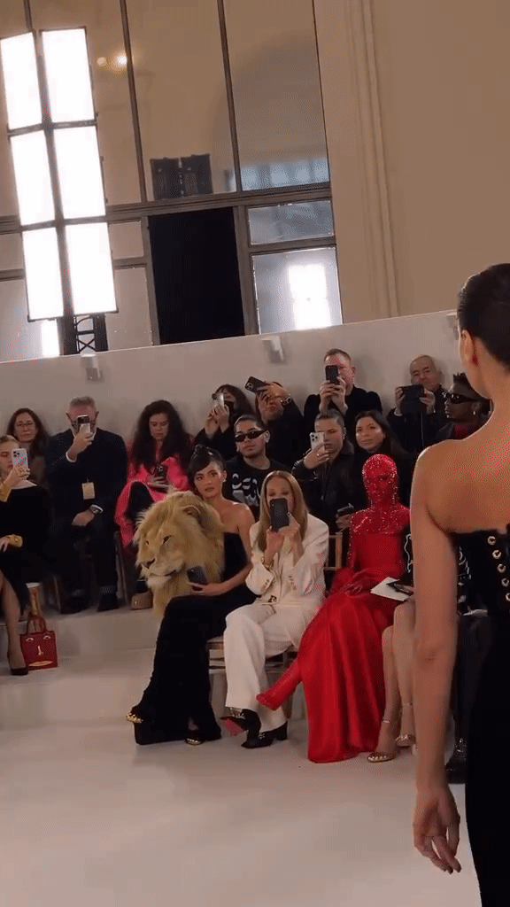 Show diễn gây tranh cãi nhất Tuần lễ thời trang Paris: Các thiết kế gắn đầu động vật hoang dã, Kylie Jenner 'hứng gạch' vì mặc chiếc váy này - Ảnh 4.