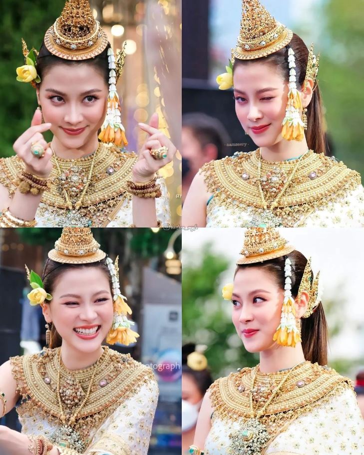Nữ thần Baifern Pimchanok gây náo loạn đường phố Thái Lan với trang phục Trung Hoa lộng lẫy bậc nhất - Ảnh 8.