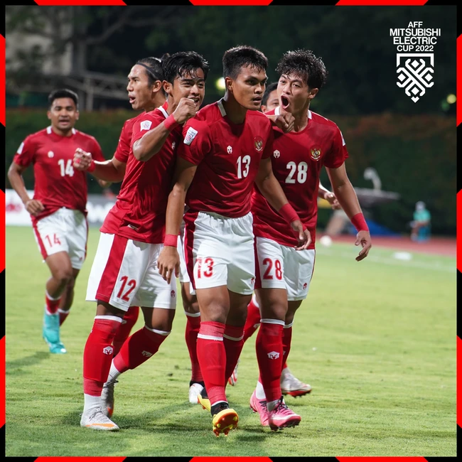 Indonesia có vé nhì bảng A AFF Cup 2022. Ảnh: AFF