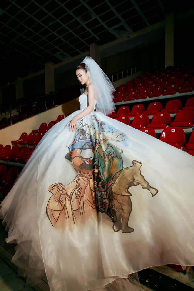 Đọ sắc mỹ nhân Việt trong váy cưới: Thanh Hằng chuẩn cô dâu quyền lực - Ảnh 4.