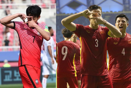 Đội trưởng Việt Nam bắt chước màn ăn mừng Son Heung Min, ước mơ 'đu idol' nay mới thành hiện thực - Ảnh 4.