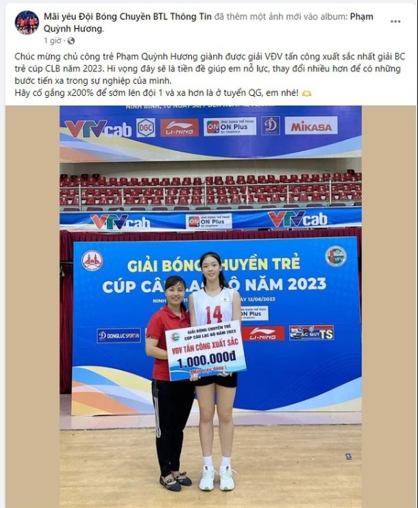 2 sao mai bóng chuyền Việt Nam cao hơn 1m8 giành chức vô địch quốc gia, được kỳ vọng trở thành ‘Thanh Thúy mới’ - Ảnh 5.