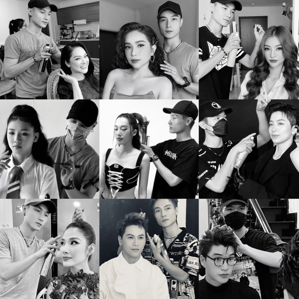 Pom Charles - Chuyên gia tạo mẫu tóc cho nghệ sĩ hàng đầu showbiz Việt - Ảnh 4.