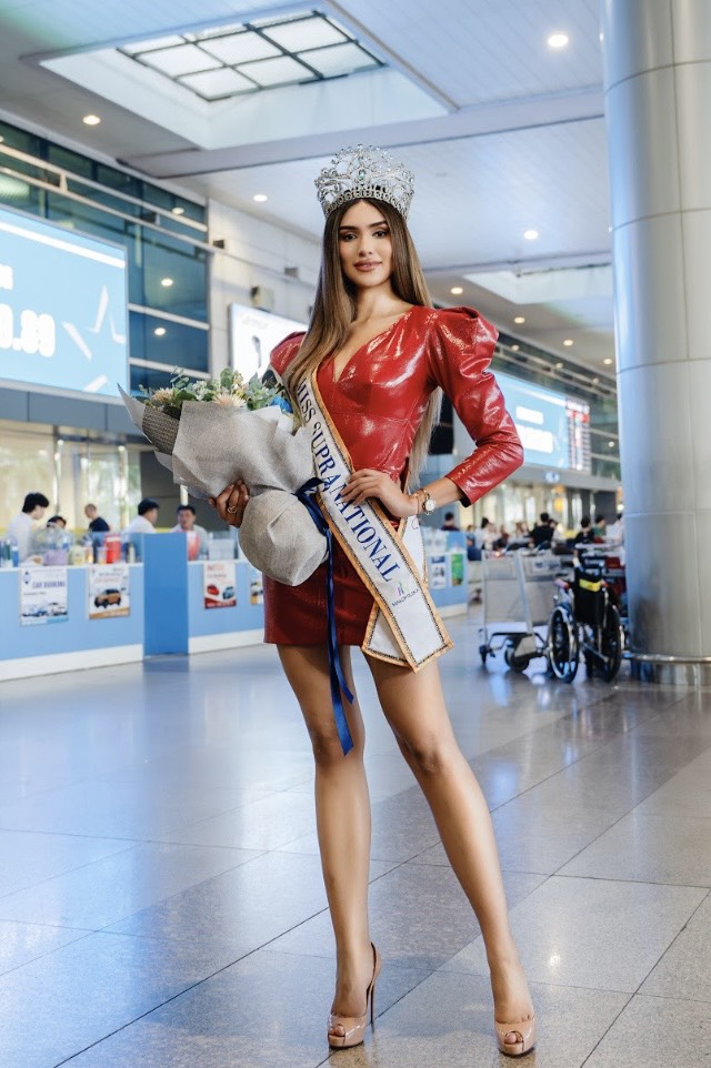 Miss Supranational 2023 Andrea Aguilera đến Việt Nam, gặp gỡ diễn viên Trương Ngọc Ánh - Ảnh 5.