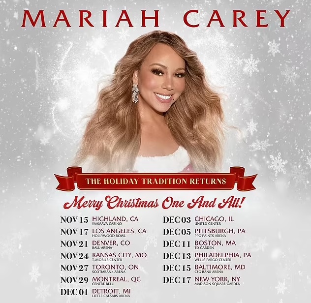 Mariah Carey công bố concert cuối năm, tiếp tục 'oanh tạc' dịp Giáng sinh - Ảnh 2.