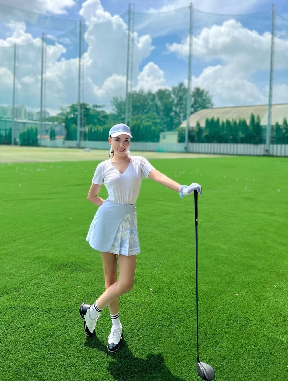 Quỳnh Thư tổ chức giải golf mừng sinh nhật - Ảnh 3.