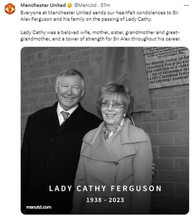 Chân dùng bà Cathy Ferguson- người vợ vừa qua đời ở tuổi 84 của Sir Alex - Ảnh 13.