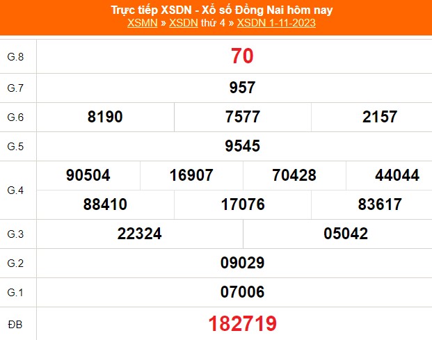 XSDN 1/11, kết quả Xổ số Đồng Nai hôm nay 1/11/2023, trực tiếp xổ số ngày 1 tháng 11 - Ảnh 1.