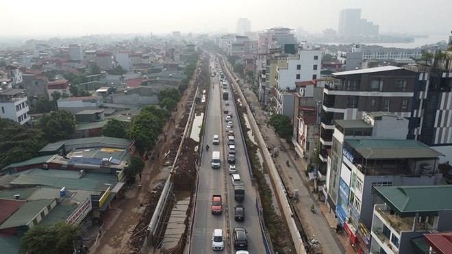 Hà Nội: Từ 18/11 phân luồng giao thông mới trên đường Âu Cơ