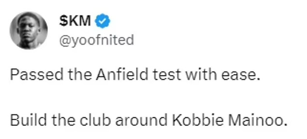 Kobbie Mainoo nhận được nhiều lời khen sau màn trình diễn trước Liverpool - Ảnh 4.