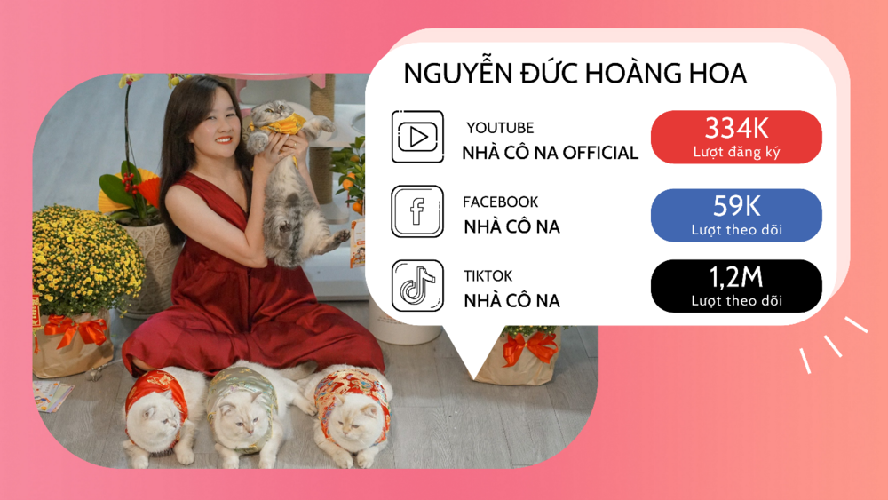 Tự nhận “được mèo nuôi”, cô gái ẵm nút bạc YouTube sau vài tháng lập kênh - Ảnh 1.