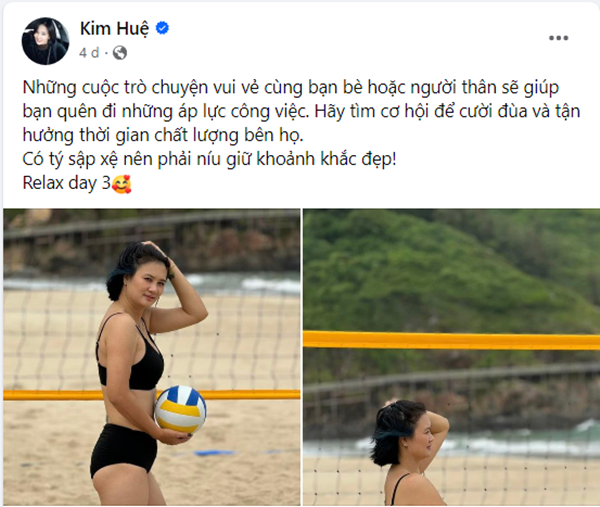 Hoa khôi Kim Huệ làm điều đặc biệt 6 ngày liên tiếp vừa qua, chuyện chưa từng có với các VĐV bóng chuyền nữ Việt Nam - Ảnh 4.
