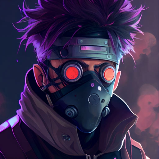 Choáng ngợp với loạt fanart Naruto phong cách Cyberpunk do AI tạo ra - Ảnh 9.
