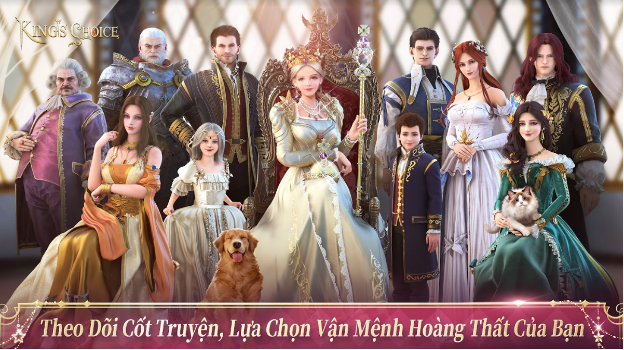 King's Choice - Game nhập vai mô phỏng thế giới hoàng cung mở Đăng ký trước, cùng bước vào thế giới hoàng gia đầy mê hoặc - Ảnh 1.