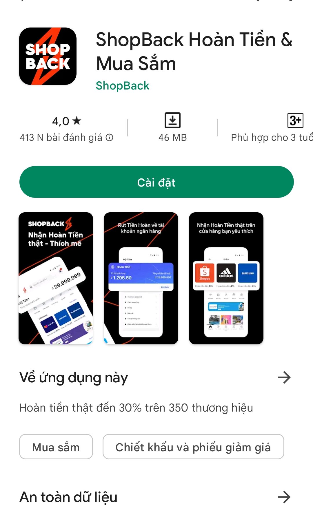 Điểm danh 3 ứng dụng hoàn tiền mua sắm cho người sợ “đau ví” - Ảnh 4. Điểm danh 3 ứng dụng hoàn tiền mua sắm cho người sợ “đau ví” - Ảnh 4.