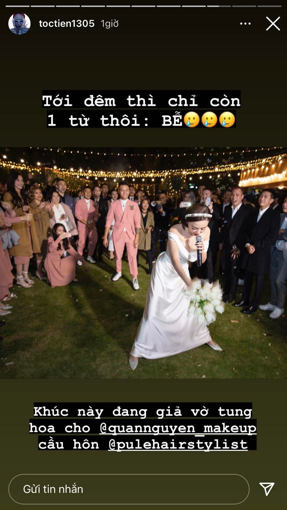 Hai bộ váy cưới gợi cảm của Tóc Tiên