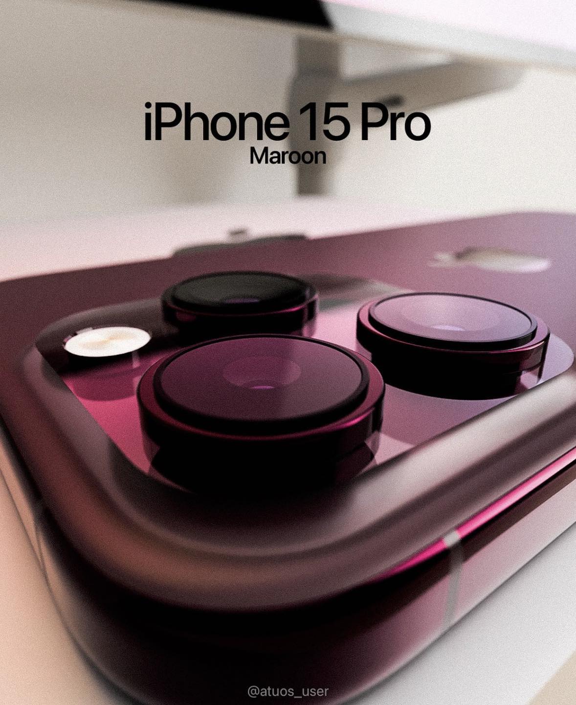 Trọn bộ ý tưởng iPhone 15 với màu sắc siêu đẹp, ấn tượng với màu đỏ rượu vang cực kỳ lạ mắt - Ảnh 4.