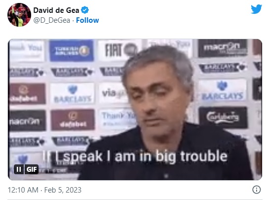 De Gea đăng meme của Mourinho sau thẻ đỏ của Casemiro - Ảnh 2.