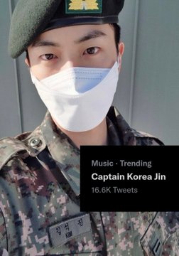 'Đội trưởng Hàn Quốc Jin' đang là 'trend' ở Mỹ và các quốc gia khác trên Twitter - Ảnh 5.