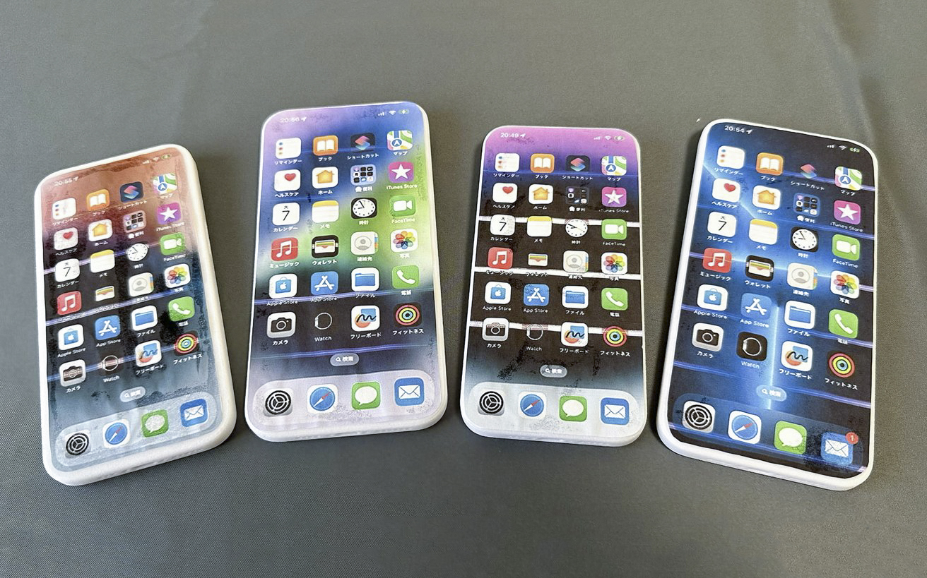 Mô hình bộ 4 iPhone 15 lần đầu xuất hiện thực tế: Viền siêu mỏng, chốt thiết kế siêu sang - Ảnh 2.