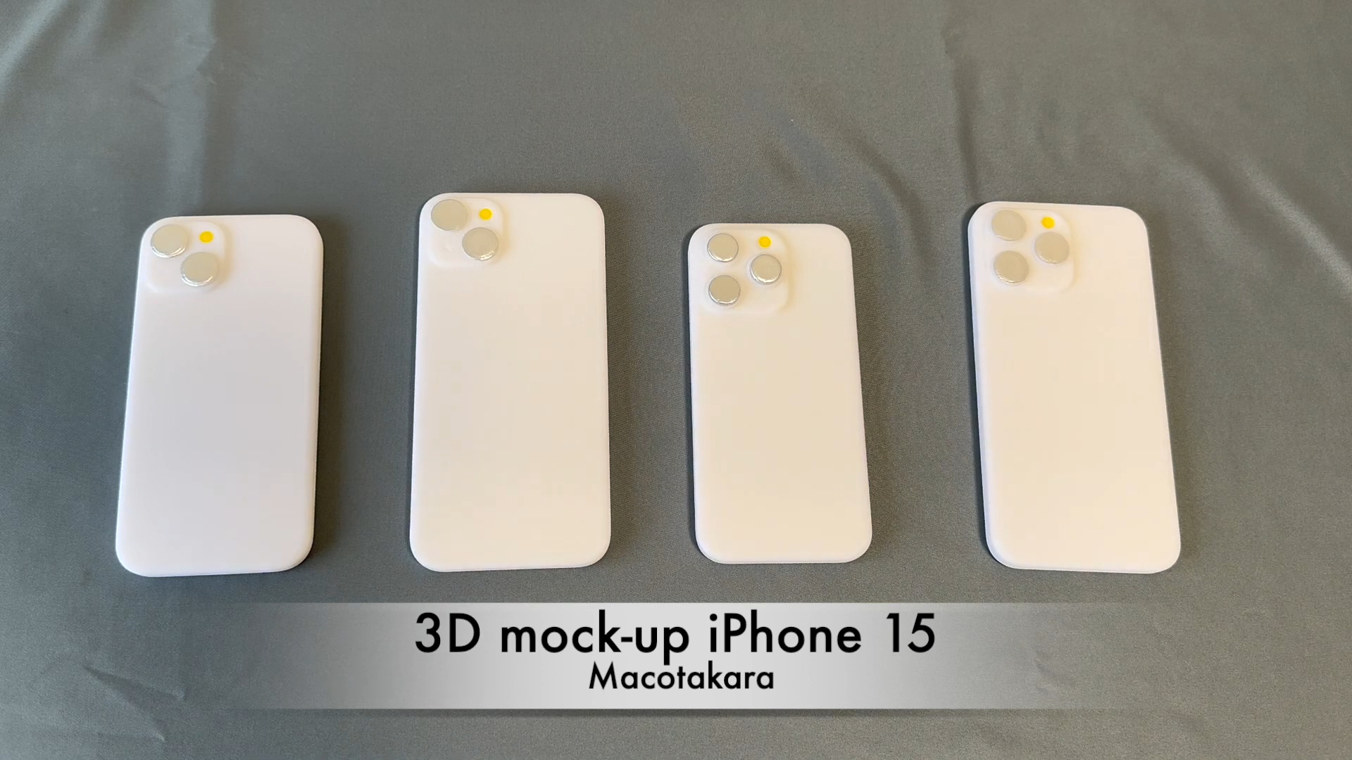 Mô hình bộ 4 iPhone 15 lần đầu xuất hiện thực tế: Viền siêu mỏng, chốt thiết kế siêu sang - Ảnh 1.