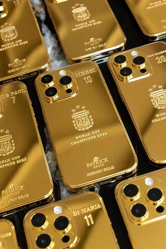 Messi chi 5 tỷ đồng mua 35 chiếc iPhone mạ vàng 24K tặng toàn đội Argentina - Ảnh 3.