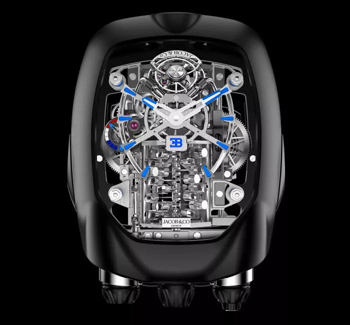 Đây là chiếc đồng hồ Jacob & Co giá 7 tỷ đồng, có khả năng mô phỏng chính xác chuyển động của siêu xe Bugatti - Ảnh 2.