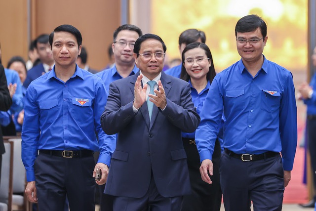 Thủ tướng Phạm Minh Chính đối thoại với thanh niên toàn quốc - Ảnh 1.