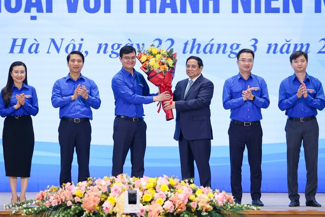 Thủ tướng Phạm Minh Chính đối thoại với thanh niên toàn quốc - Ảnh 2.