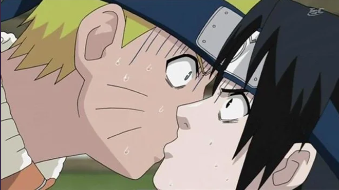 Cảnh hôn giữa Naruto và Sasuke ở đầu manga đã mắc một lỗi kỳ lạ - Ảnh 1.