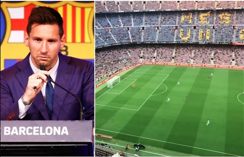 Fan Barcelona hô tên Messi tại Nou Camp, muốn siêu sao trở lại giữa thời điểm nhạy cảm - Ảnh 2.