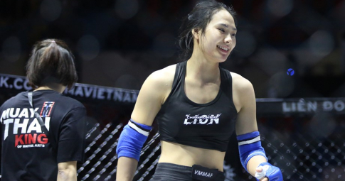 Phạm Thị Nhung: Hot girl MMA đẹp không góc chết, fan nam chỉ muốn &quot;xin bị đấm&quot; - Ảnh 7.
