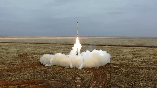 Nga phóng thử thành công tên lửa đạn đạo xuyên lục địa - Ảnh 1.