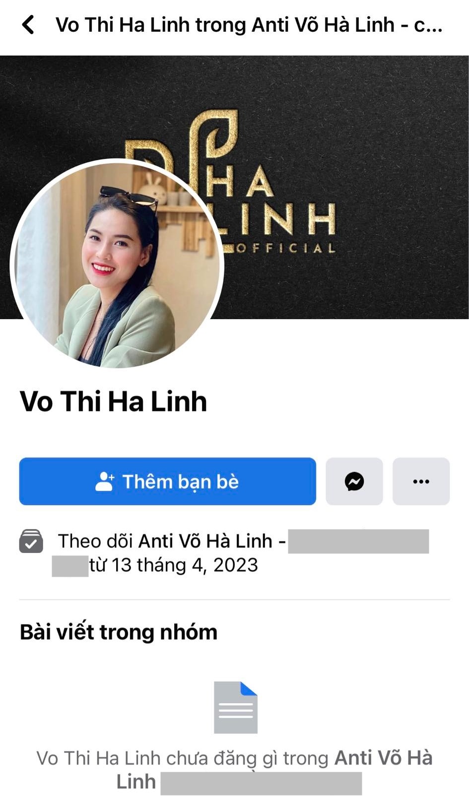 Võ Hà Linh vào nhóm antifan của chính mình, netizen nhắc: Chị mở block mọi người ra mới đọc được bình luận chứ - Ảnh 1.