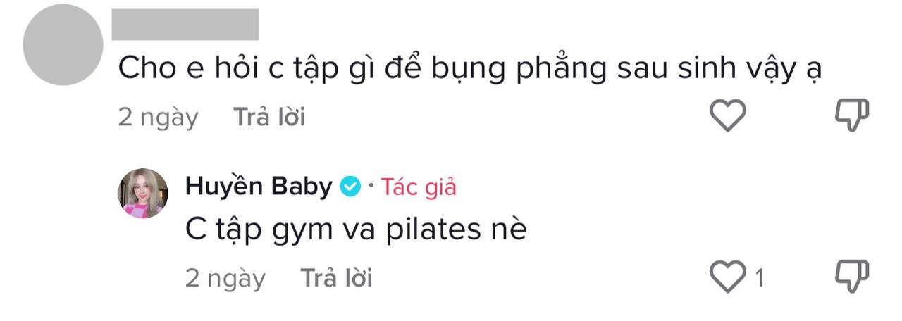 Phản ứng khéo léo của Huyền Baby khi bị nói dáng đẹp do hút mỡ bụng - Ảnh 2.