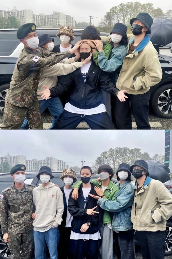 Hé lộ những hình ảnh đầu tiên của J-Hope (BTS) trong quân đội: Visual ra sao khi để mặt mộc, chụp cam thường? - Ảnh 4.