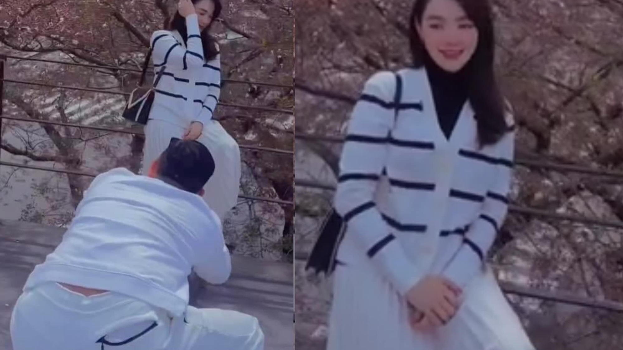 Chồng Minh Hằng không ngại rũ bỏ hình tượng đại gia khi chụp hình cho vợ