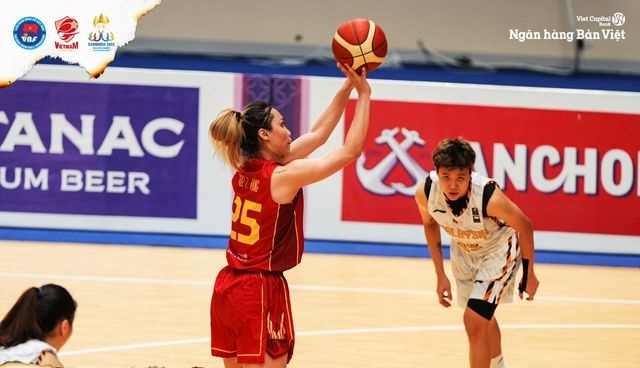 Thảo My, Thảo Vy nỗ lực hết sức, bóng rổ nữ Việt Nam thua đáng tiếc trước Malaysia - Ảnh 2.
