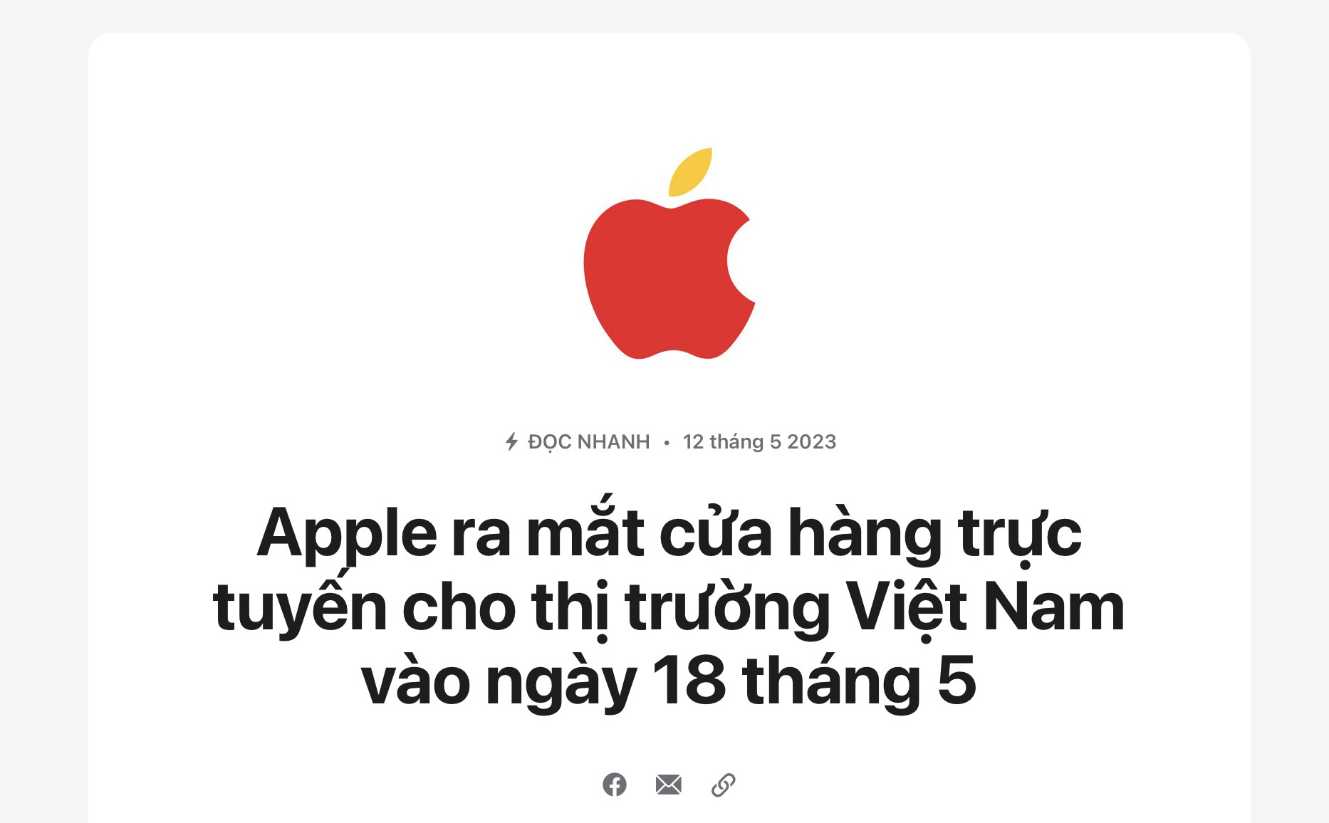 Chỉ một chi tiết trong thông báo mở cửa hàng ở Việt Nam, Apple khiến ai cũng phải ngả mũ trước sự tinh tế, tỉ mỉ - Ảnh 1.