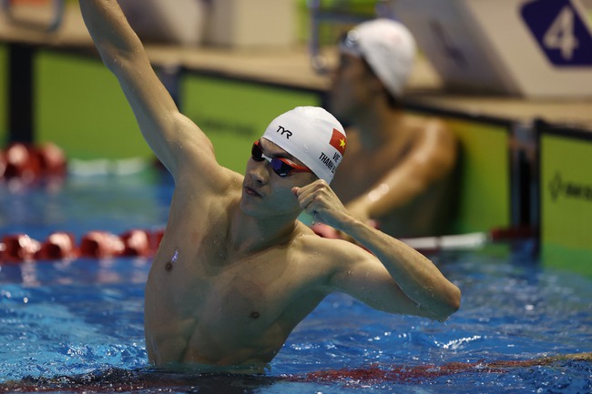 Thanh Bảo góp 2 trong số 11 kỷ lục bơi được thiết lập tại SEA Games 32 - Ảnh 2.