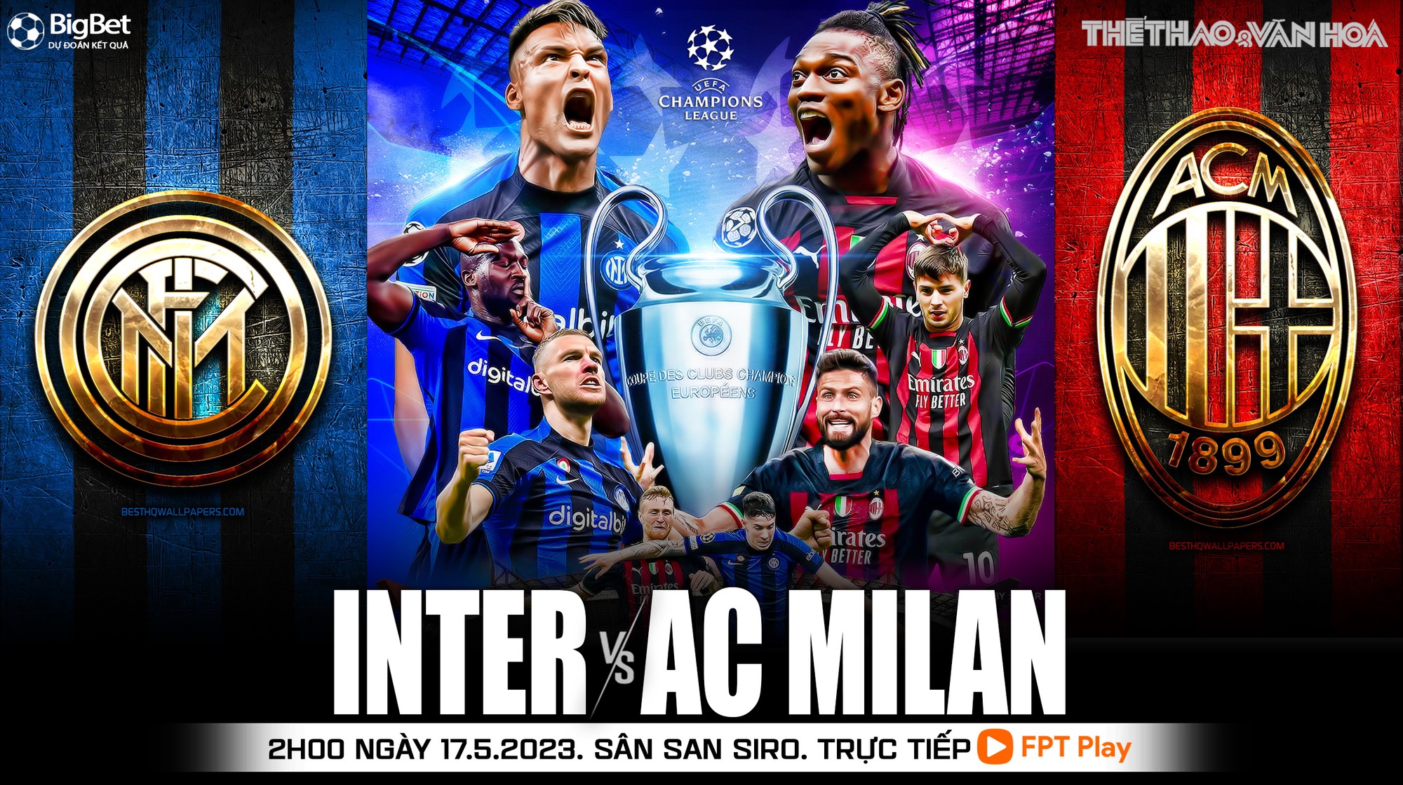 Soi kèo Inter Milan vs AC Milan, nhận định bóng đá BK Cúp C1 lượt về