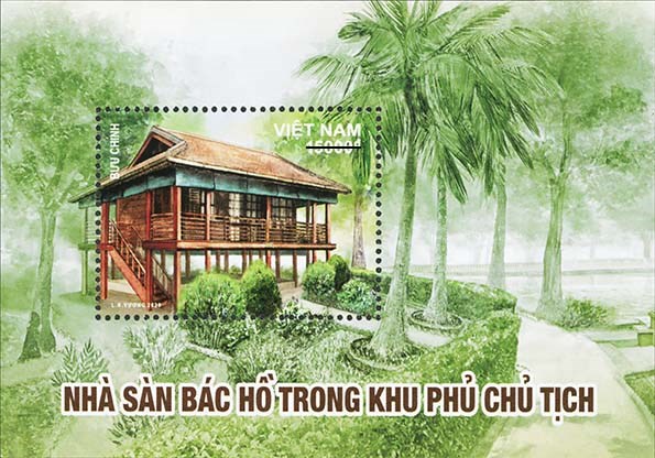 Phát hành đặc biệt bộ tem bưu chính 'Nhà sàn Bác Hồ trong khu Phủ Chủ tịch' - Ảnh 1.